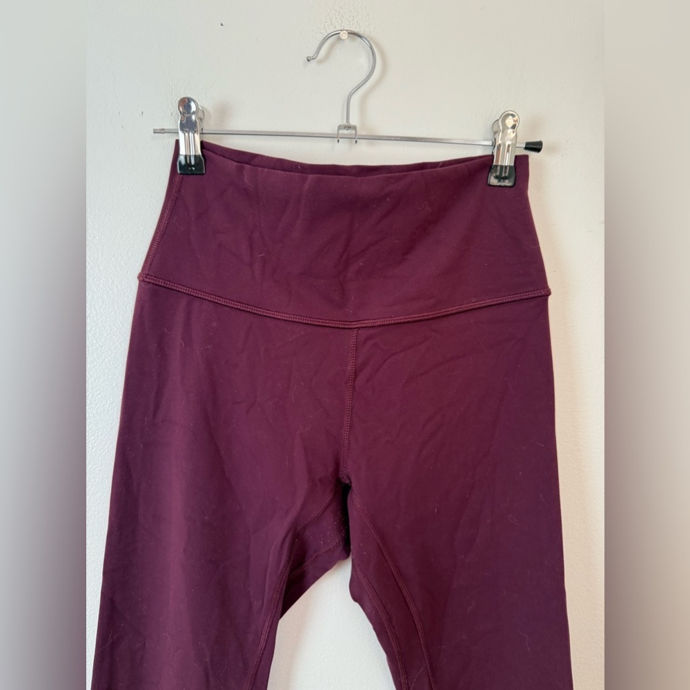 Lululemon Align Leggings 21in size 6 maroon - Picture 3 of 7